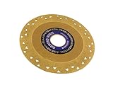 アイウッド 穴あき・チタンコーティング ダイヤモンドホイール 外径100mmxダイヤ加工幅15mmx内径20(15)mm
