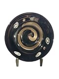 Dale Tiffany PG80154 Santiago Decorative Charger Plate with Stand, 15-Inch Diameter