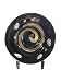Dale Tiffany PG80154 Santiago Decorative Charger Plate with Stand, 15-Inch Diameter