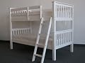 Bunk Bed Twin over Twin Mission style in White