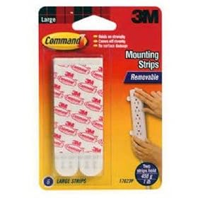 3M Command 17023P Large Mounting Replacement Strips by 3M COMPANY
