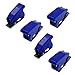 5 Pcs 12mm Mount Dia. Blue Safety Flip Cover for Toggle Switch