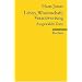 Leben, Wissenschaft, Verantwortung: Ausgew�hlte Texte