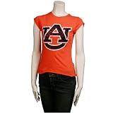 Auburn Tigers Orange Ladies Team Logo T-shirt