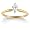 14k Yellow Gold Marquise Solitaire Diamond Engagement Ring (1/3 ct, H-I Color,  SI2-I1 Clarity), Size 5
