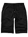 Ahorn - Schwarze Baumwoll-Jogging-Shorts von Ahorn bis 8 XL