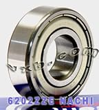 6202ZZE Nachi Bearing Shielded C3 Japan 15x35x11 Ball Bearings