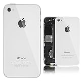 White Back Glass Iphone 4 Back Cover Replacement Includes Small Star Screwd ....