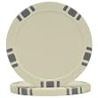100 5 Spot Blank Poker Chips - White