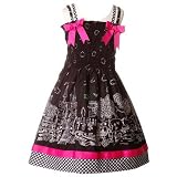 Little Girls Clothes PINK BLACK CASTLE Dress BONNIE JEAN Girl 4-16
