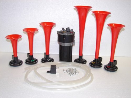 ALMA Llanera 6 Trumpet Musical Air Horn Kit-NEW