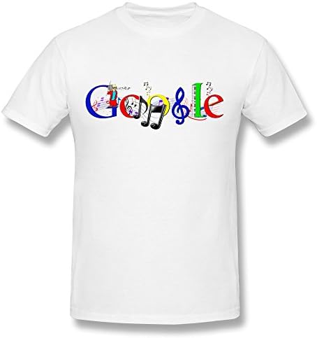 Custom T Shirt Funny Google Piano Music Note Shrink-Resistant