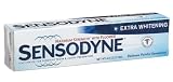 Sensodyne Toothpaste for Sensitive Teeth and Cavity Prevention, Extra Whitening, 4-Ounce Tubes (Pack of 4)