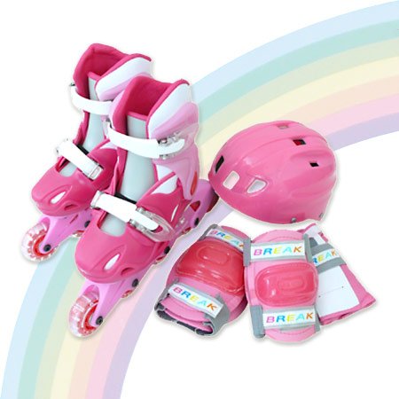 TOHO ジュニアインラインスケート5点セット CA-460 PK