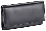 Bodenschatz Ladies Wallet, 18,5x1,5x10 8-605 KN 1, Damen Portemonnaies, schwarz, (black),