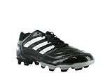 adidas Men's Predito X TRX FG Soccer Cleat,Black/Predator Running White Metallic/Cyan/Metallic Silver/Lead,9.5 M US