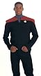 Commander Sisko Deep Space Nine Star Trek Uniform Costume Shirt (Red)
