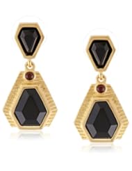 T Tahari "Project 9" Gold Colored Bobby Drop Earrings
