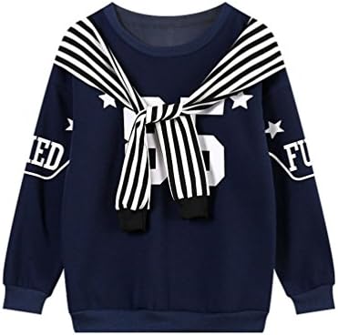 Winter Fashion Hoodie Korean 85 Fleece Striped Sweatshirt for Women (Dark Blue)