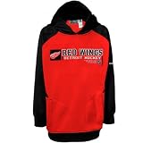 Detroit Red Wings Reebok Youth Center Ice Performance Hooded Sweatshirt (Yth XL)
