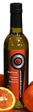 Extra Virgin Olive Oil, Super Premium, Blood Orange Infused Flavor, Large 12.7oz Glass Bottle