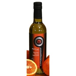 Extra Virgin Olive Oil, Super Premium, Blood Orange Infused Flavor, Large 12.7oz Glass... by RoJosGourmet.com
