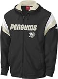 Pittsburgh Penguins -Black- Top Shelf Full Zip Hooded Sweatshirt