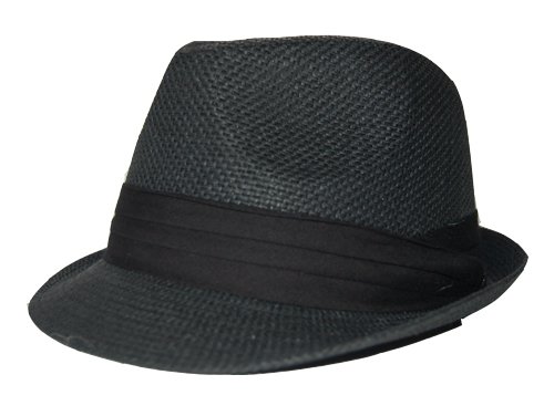 Black Tweed Cuban Hat