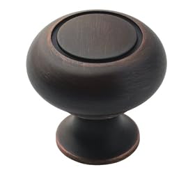 Amerock BP53011-ORB Allison Ring Knob 1-1 4-Inch Diameter, Oil Rubbed Bronze by Amerock
