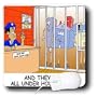 Londons Times Funny Society Cartoons - House Arrest - Mouse Pads