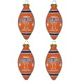 Illinois 4-Pk Ornament Set