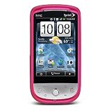 Hot Pink Rubberized Hard Case Phone Cover for Sprint HTC Hero