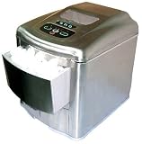 Whynter T-2M SNO Portable Ice Maker, Stainless Steel Brushed Nickel Finish