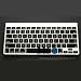 IVEA Silicone skin cover protector for Apple / Power Mac Wireless Bluetooth keyboard - Black