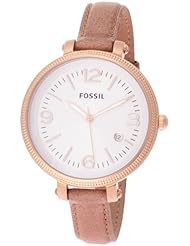 Fossil Heather Three Hand Leather Watch - Sand Es3133
