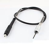 uxcell グラインダー フレキシブル シャフト 10mmOD コネクタ ブラック フレックス 42"