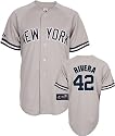 Mariano Rivera Jersey: Adult 2009 Majestic Road Grey Replica #42 New York Yankees Jersey