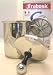 Frabosk, Cilio Cappuccino Creamer, Milchaufschäumer wie Bialetti Tuttocrema, Tutto Crema Edelstahl ca. 6 Tassen auch f. Induktion mit Sandwichboden