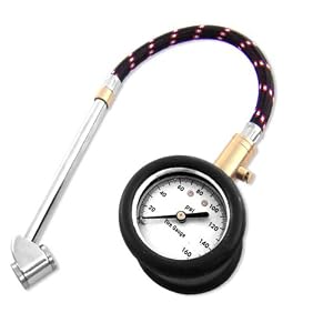 Neiko-Heavy-Duty-Tire-Gauge-with-Large-Dial-Flex-Hose-10-160-PSI