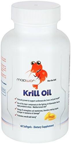 Krill Oil Astaxanthin Omega 3 500mg Best Omega3 Supplement with Krill Oil Leaving No Fish Burps