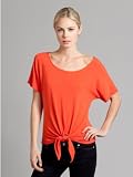 GUESS by Marciano Izia Solid Tie Front Top