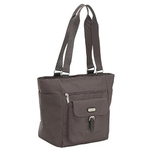 Baggallini Town Tote- Solid Nylon Crinkle