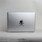 Apple Skull Macbook Pro Vinyl Decal Sticker &copy; 2013 Laced Up Decals