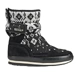 Rubber Duck Snowjoggers Knit Black Snow Boots