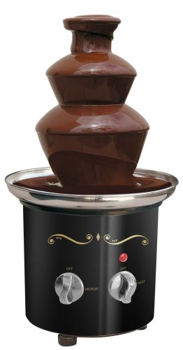 Buy Now at Amazon.com: Helman Group CFF-600 Stainless-Steel 2-Tier Chocolate Fondue Fountain
