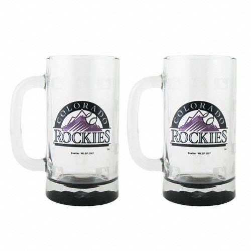 Colorado Rockies Satin Etched Tankard Set