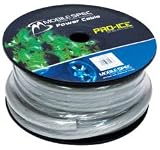 New Mobilespec 0-Gauge Pro-Ice Series Power Cable-Frost/Silver 50feet Oxygen Free Copper Tin Coated