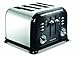 Morphy Richards Accents 44733 4 Slice Toaster, Black
