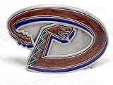Arizona Diamondbacks Enamel Pewter Buckle, MLB Baseball Buckle