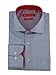 Gino Valentino Men's 100% Cotton Barrel Cuff Dress Shirt with Giftbox